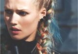 Punk Rock Girl Hairstyles Colorful Braided Punk Rocker Style