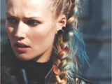 Punk Rock Girl Hairstyles Colorful Braided Punk Rocker Style