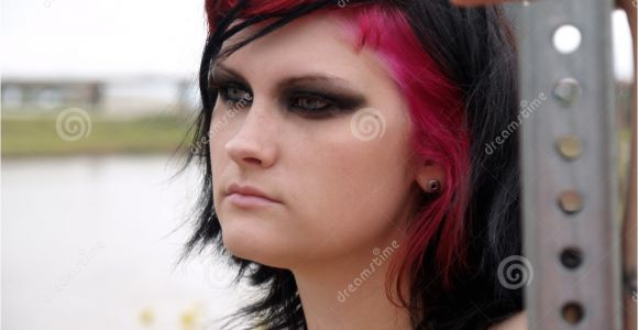 Punk Rock Girl Hairstyles Punk Rock Girl Stock Image Image Of Femininity Vogue