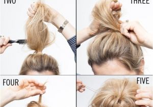 Quick and Easy Hairstyles for Fine Hair Messy & Classy Chignon