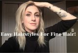 Quick and Easy Hairstyles for Fine Hair Quick and Easy Hairstyles for Fine Hair