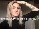 Quick and Easy Hairstyles for Fine Hair Quick and Easy Hairstyles for Fine Hair