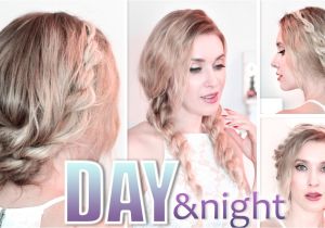 Quick and Easy Hairstyles for Long Hair Youtube Day to Night Hairstyles Braided Prom Updo Quick Easy and
