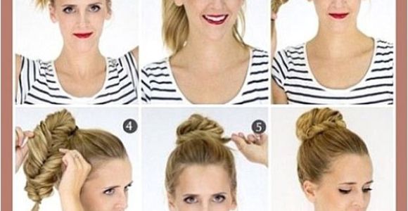 Quick and Easy Hairstyles for Medium Length Thick Hair Cute Quick Updos for Shoulder Length Hair