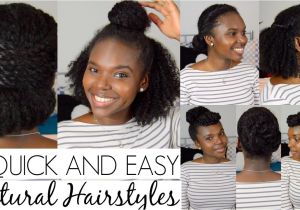 Quick and Easy Hairstyles for Natural Black Hair 7 Quick and Easy Hairstyles for Natural Hair