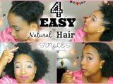 Quick and Easy Hairstyles for Short Black Hair Four Easy Quick Hairstyles for Short Medium Natural Hair