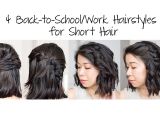Quick and Easy Hairstyles for Short Hair for School 4 Easy 5 Min Back to School Work Hairstyles for Short Hair