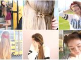 Quick and Easy Hairstyles for Short Hair for School 5 Quick N Easy Back to School Heatless Hairstyles