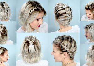 Quick and Easy Hairstyles for Short Thick Hair 10 Easy Braids for Short Hair Tutorial