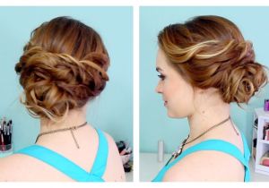 Quick and Easy Wedding Hairstyles Quick Side Updo for Prom or Weddings D