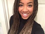 Quick Braided Hairstyles for Black Women Box Braids Medium Long Two tone Light Brown Golden