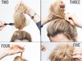 Quick Easy Hairstyles for Long Thin Hair Messy & Classy Chignon