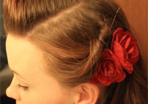 Quick Easy Pin Up Hairstyles Quick and Easy Retro Hairstyle