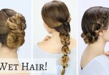 Quick Easy Wet Hairstyles Quick Hairstyles for Wet Hair