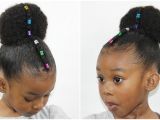 Quick Hairstyles for Little Black Girl Rainbow Bun with Cornrow Kids Hair Care & Styles