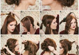 Quince Hairstyles Curly Hair with Crown How to Make A Fancy Bun Diy Hairstyle
