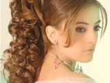 Quince Hairstyles Curly Hair with Crown Latest Party Hairstyles for Girls