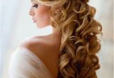 Quinceanera Hairstyles with Curls and Tiara Wedding Hairstyles for Long Hair Half Up with Veil and Tiara