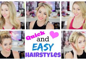 Really Quick and Easy Hairstyles Quick and Easy Hairstyles for Summer