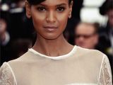 Red Carpet Black Hairstyles Liya Kebede Absolutely Glowing Festival De Cannes 2013