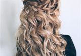 Romantic Hairstyles Down 44 Gorgeous Half Up Half Down Hairstyles Pinterest