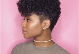S Curl and Cut Hairstyles the Perfect Braid Out On A Tapered Cut