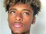 S Curl Haircuts Blonde Highlights for Black Guys Blowout Fade