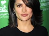 Salma Hayek Bob Haircut Salma Hayek Medium Layered Cut Medium Layered Cut