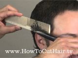 Scissor Over Comb Mens Haircut How to Cut Men S Hair Scissor Over B Barbering