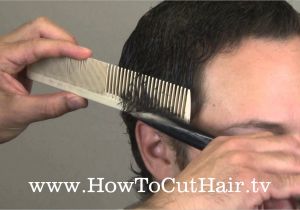 Scissor Over Comb Mens Haircut How to Cut Men S Hair Scissor Over B Barbering