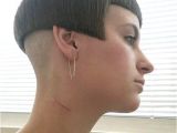 Severe Bob Haircut Shaved Nape Bobs and What S the On Pinterest