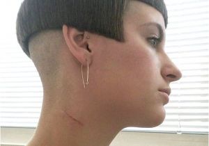 Severe Bob Haircut Shaved Nape Bobs and What S the On Pinterest