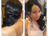 Sew In Hairstyles for Weddings Bun Wedding Hairstyles soft Low Bun Updo Bridal Hair