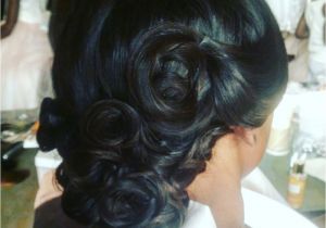 Sew In Hairstyles for Weddings Updo Full Sew In Weave Wedding Hair Yelp