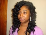 Sew In Hairstyles with Curly Hair Curly Side Part Hairstyles