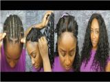 Sew In Weave Hairstyles Youtube Full Head Weave W Closure Sew In Step by Step