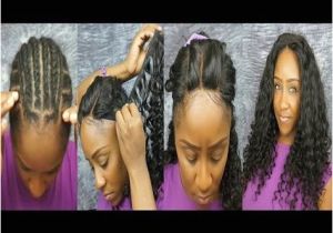 Sew In Weave Hairstyles Youtube Full Head Weave W Closure Sew In Step by Step