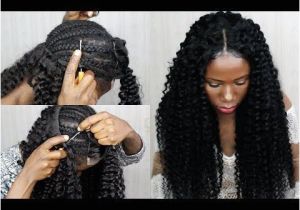 Sew In Weave Hairstyles Youtube I Will Be Trying This New Technique No Sew In Weave No Leave Out