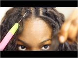 Sew In Weave Hairstyles Youtube Seun S No Leave Out Method Middle Part Full Sew In No Closure