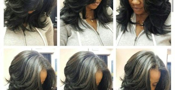 Sew In Weave Layered Hairstyles Instagram Photo by Hairartbydominique Dominique Evans