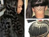 Sew In Weave Natural Hairstyles Weave Underbraids Undercut Naturalhair Braids Blackhair