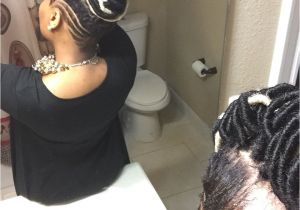 Shaved Side Hairstyles for Black Women Here S How You Can Install Super Long Goddess Faux Locs Any Hair