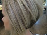 Short Blonde Inverted Bob Haircuts Cool Blonde Color and Sharp Inverted Bob I Created