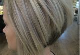 Short Blonde Inverted Bob Haircuts Cool Blonde Color and Sharp Inverted Bob I Created