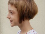 Short Bob Haircuts for Little Girls "sugar & Spice" Girl S Geometric Bob Hairstyle for Girls