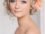 Short Curly Hairstyles for Weddings Amazing 18 Wedding Hairstyles for Short Hair Brides
