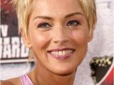 Short Easy Hairstyles for Moms Sharon Stone Hair Cut 2014