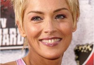 Short Easy Hairstyles for Moms Sharon Stone Hair Cut 2014