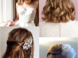 Short Hair Half Up Half Down Hairstyles for Weddings 9 Short Wedding Hairstyles for Brides with Short Hair