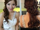 Short Hairstyle for Wedding Dinner Wedding Dinner Make Up & Hairdo Pretty Bride Of the Day